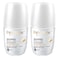 Beesline Whitening Deodorant Fragrance Free Roll-On White 50ml Pack of 2