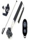 Generic - Selfie Stick Monopod Pole with Mobile holder Clip Instant Shot Bluetooth Shutter Smartphone Black