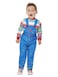 Smiffy's Chucky Costume- X-Large Size- Blue