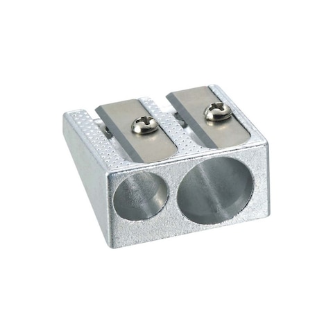 Deli Metal Pencil Sharpener 2-hole