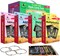 Star Right Multi Math Flashcards Pack, Addition, Subtraction, Multiplication, Division 1 Ring And 52 Hole Punched Cards Per Set 208 Total