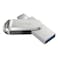 SanDisk Ultra Dual Drive Luxe USB Type-C Flash Drive 128GB Silver