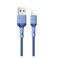 هوكو X65 برايم كابل يو اس بي الى لايتنينج - أزرق