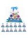 Drawstring Bag for Boys/Girls Travel Storage Package Cartoon School Backpack Children Kids Birthday Party Favors Bags 12 pcs (Baby Shark)