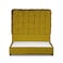 In House Al Shahba Velvet Bed Frame - Queen - 200x150 cm - Gold
