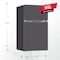 Nobel 85L Net Capacity Double Door Refrigerator, Silver, NR120S