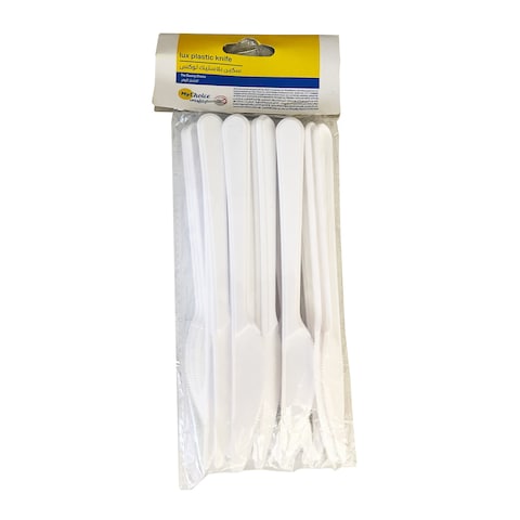 My Choice Plastic Knife -25 Pieces - White