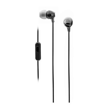سماعات اذن داخلية سوني، اسود - EX15AP