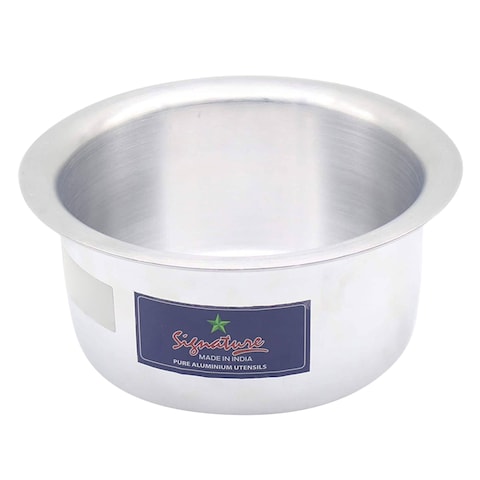 Signature Heavy Sufuria With Lid 21cm Silver