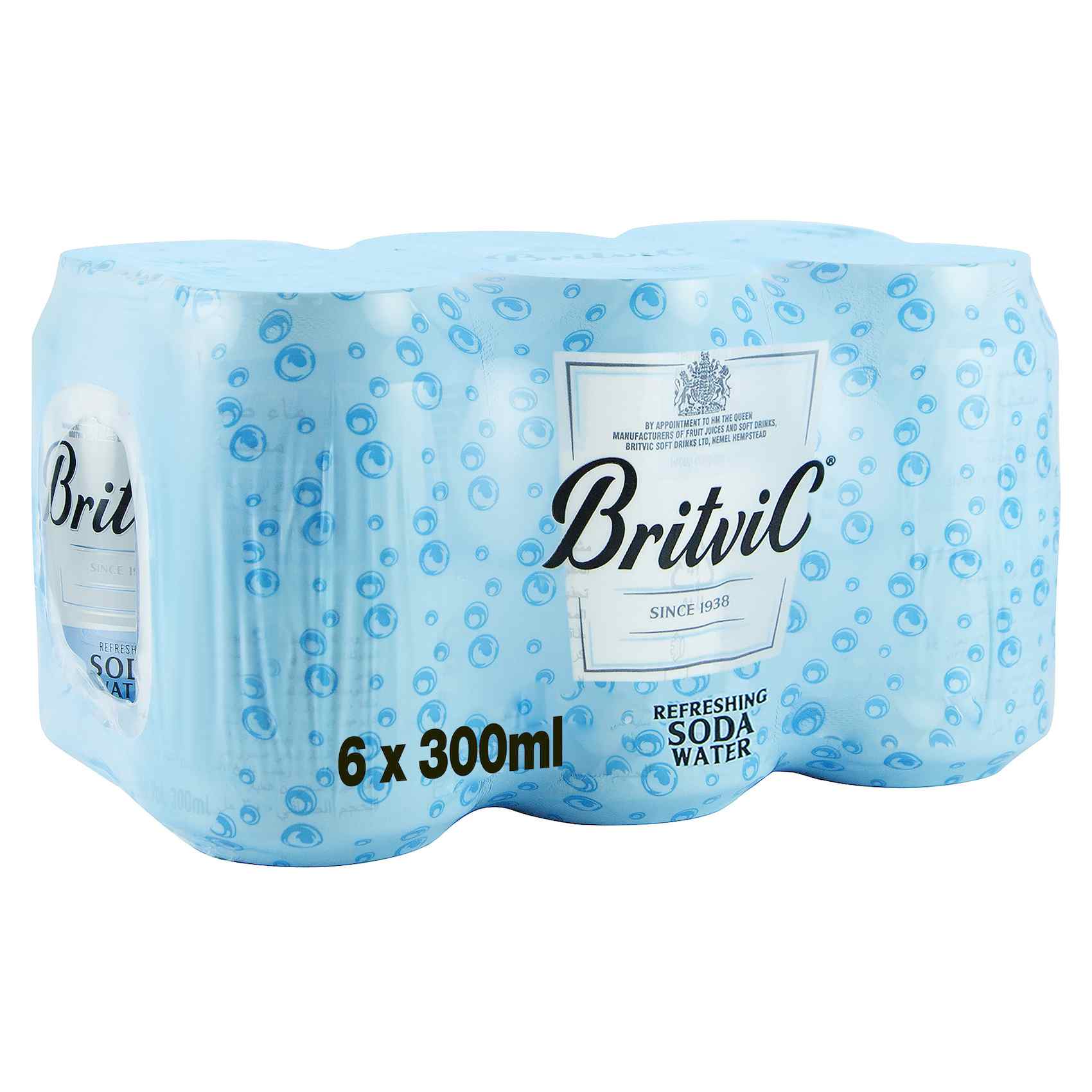 Britvic Soda Water 300ml Pack of 6