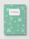 Lowha Spiral Notebook With 60 Sheets And Hard Paper Covers With Sea Ocean Theme Design, For Jotting Notes And Reminders, For Work, University, School