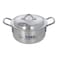 Chef Cooking Pot Dull With Lid 22cm