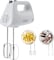 Kenwood Hand Mixer (Electric Whisk) 450W With 5 Speeds + Turbo Button, Twin Stainless Steel Kneader And Beater For Mixing, Whipping, Whisking, Kneading HMP30.A0WH, White