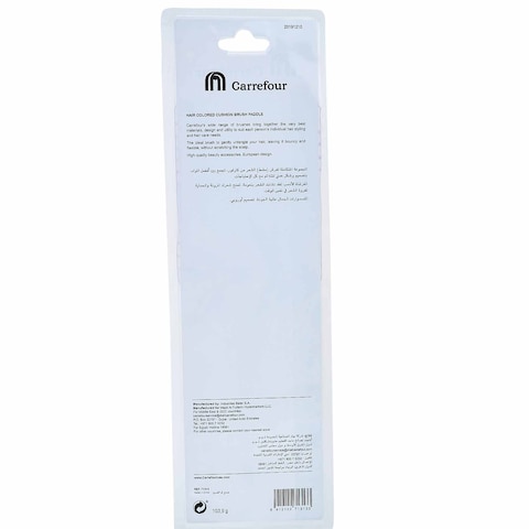Carrefour Hair Coloured Cushion Brush Paddle