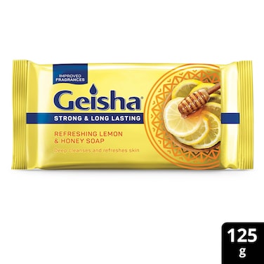 Geisha Lemon &amp; Honey Bathing Soap 90G