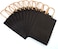 Party Time 12-Pieces A6 Paper Party Bags Hen Party Bags Kraft Paper Bag Bride Birthday Gift Bag Wedding Celebrations Bags Souvenir Bags for Party Favour (Black)