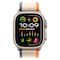 Apple Ultra 2 LTE 49mm Titanium Orange And Beige Trail Loop Medium/Large