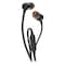 JBL Tune 110 Headphones Wired In-Ear Deep And Powerful Pure Bass Sound Black