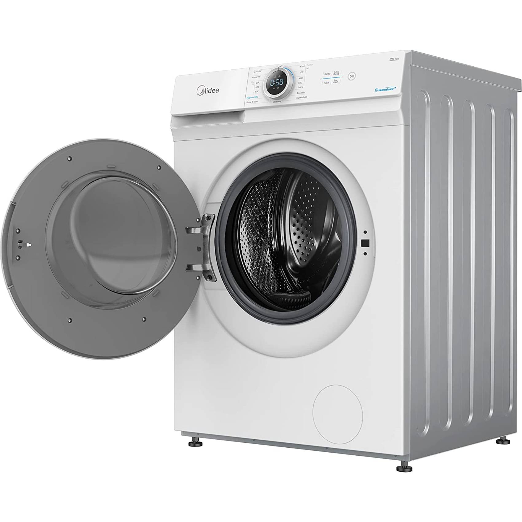 Midea Front Load Washer MF100W60WAE Kg 1000 Rpm White