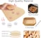 Disposable Square Paper Liners for Air Fryer, Non-Stick Parchment Square Paper for Air Fryer Liners 100 Pieces