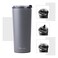 Nessan Double Wall Stainless Steel Vacuum Mug Grey 600ml