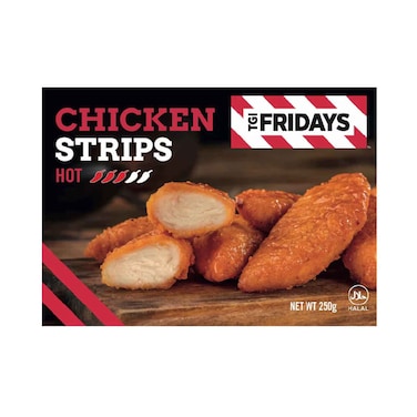TGI Fridays Boneless Chicken Strips Buffalo Style 250g