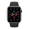 Apple watch series 5 44mm Grey Aluminium Case with Black Sport Band