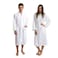 Lushh  100% Cottom Kimono Bathrobe White -(Large/XL)