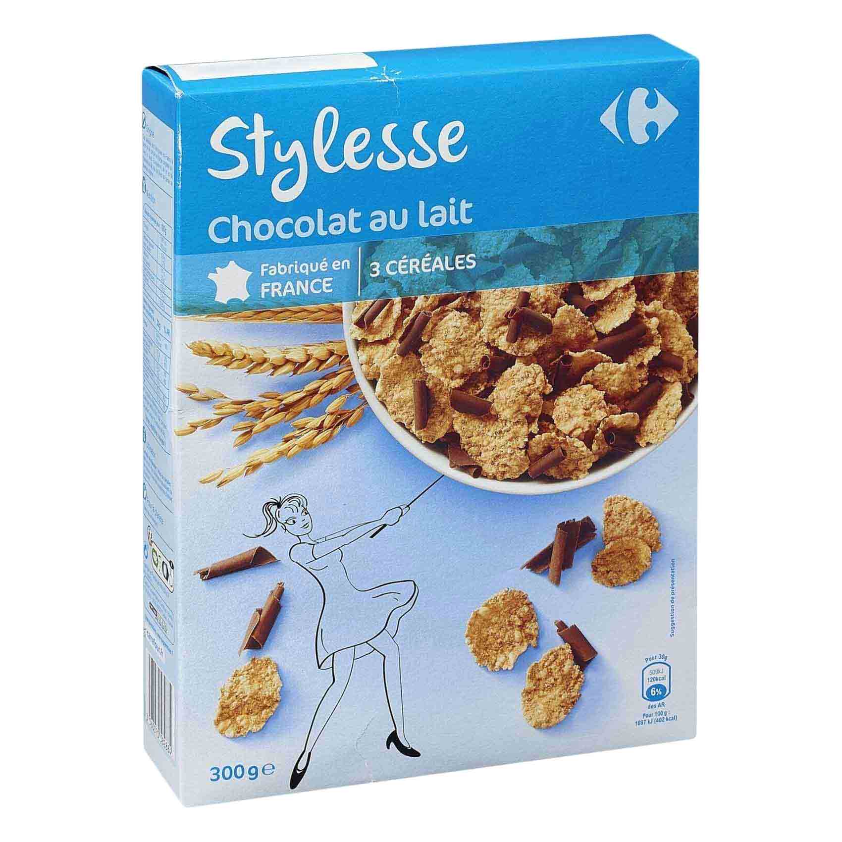 Carrefour Rice And Wheat Milk Chocolate Cereal 300GR