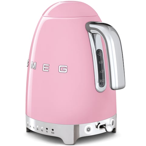 Smeg Stainless Steel Kettle 3000W KLF04PKUK Pink