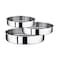 STAINLESS STEEL 3PC TRAY SET