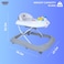 Lovely Baby Foldable Kids Walker LB 256 with Adjustable Height, Musical Toys, Rotating Wheels, Comfortable &amp; Safe Activity Walker for Toddlers, Small Infant Boy Girl 6-18 months - Grey
