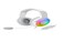 Redragon H350 Pandora RGB Wired Gaming Headset, Dynamic RGB Backlight, Stereo Surround-Sound, 50mm Drivers, Detachable Microphone, Over-Ear Headphones Works For PC/PS4/XBOX One/NS