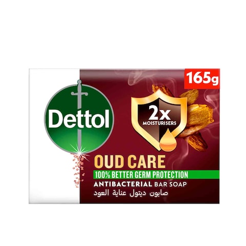 Dettol Oud Care Antibacterial Bar Soap 165G Oud