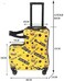 Kids Ride on Suitcase Travel Trolley Case Spinner Carry on Luggage with Wheels suggest fits to kids aged 1-6 years old