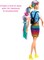 Barbie Leopard Rainbow Hair Doll - Rainbow Skirt GRN81