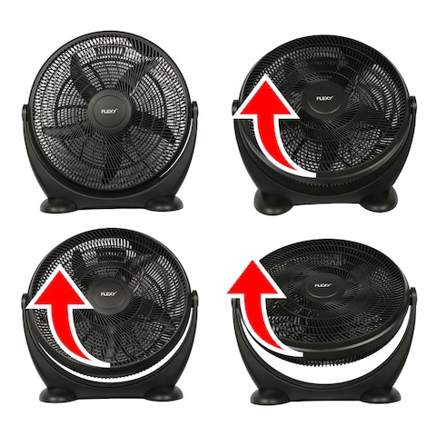 FLEXY&reg; 20 Inches 5 Leaf Heavy Duty Box Fan Strong Wind for Home &amp; Office