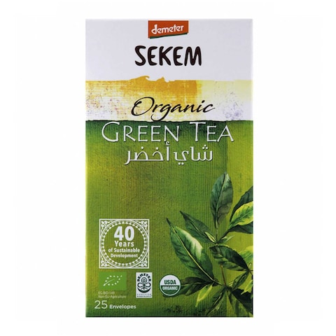 Buy Sekem Organic Green Tea 25 Tea Bags in UAE