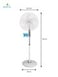 Gratus PEDESTRAL FAN GRSF20121HAHC, 16 INCH STAND FAN , 5 AS BLADES , 45W, 2HRS TIMER, 1YEAR WARRANTY