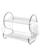 Generic 2-Tier Dish Rack With Drain Board Silver