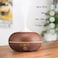 Aroma Tierra - Grace Essential Oil Diffuser 300Ml - Cool Mist, Ultrasonic, Aromatherapy, Electric Aroma Diffuser, For Home &amp; Work, 7 Color Light - Dark Wood