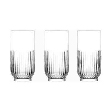 Lav Tokyo Tumbler Clear 395ml Set of 3