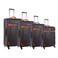 PARA JOHN 4 Pcs Travel Luggage Suitcase Trolley Set- (16'' 20'' 24'' 28'')BROWN