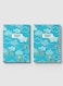 Lowha Spiral Notebook With 60 Sheets And Hard Paper Covers With Mixed Weather Doodle Design, For Jotting Notes And Reminders, For Work, University, School
