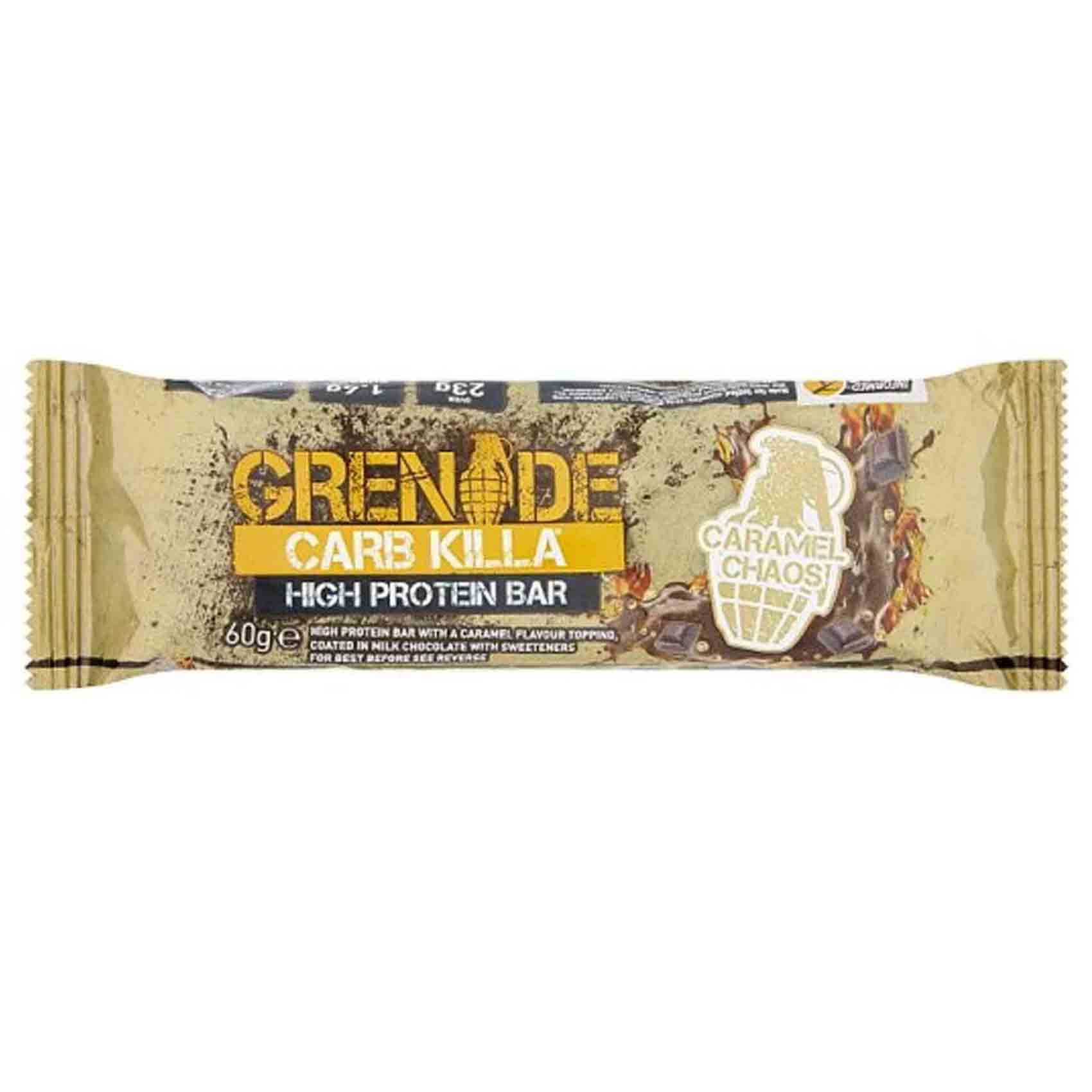 Grenade Bar Caramel Choas 60 Gram