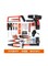 Generic - Cordless Hammer Drill Tool Kit Black/Red/Silver