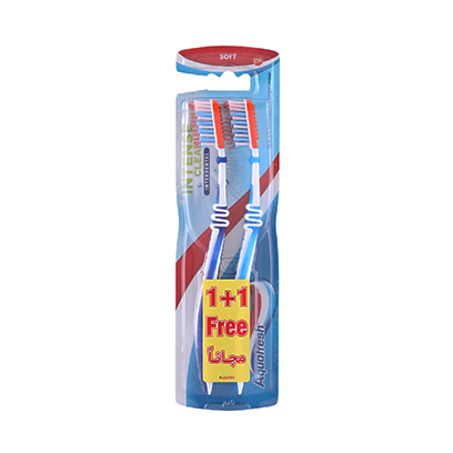 Aquafresh Intense Clean Interdental Soft Tooth Brush 1+1 Piece Free
