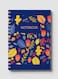 Lowha Spiral Notebook With 60 Sheets And Hard Paper Covers With Forest Nature Design, For Jotting Notes And Reminders, For Work, University, School