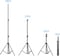 COOPIC L280 9ft/110 inch Heavy Duty Aluminum Alloy Photo Studio Light Stand with 1/4&quot; Screw for Strobe Lights, Studio Kits, Flash, LED Video Light, Softbox, Reflectors, Umbrella (3 PCS)