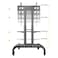 Mobile TV Cart TV Stand with Lockable Wheels for 32 to 70" Inch Plasma LCD LED Flat or Curved Screen TVs up to 100lbs - Height Adjustable (32-70 inch)